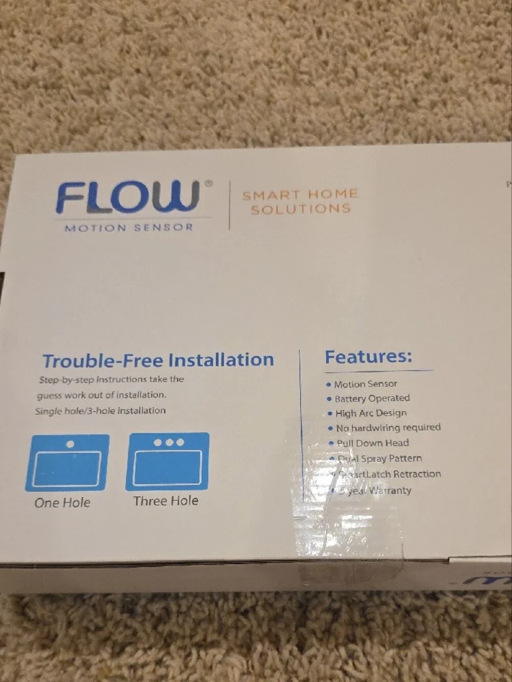 bioBidet Flow Motion Sensor Kitchen Faucet - Brushed Nickel NEW